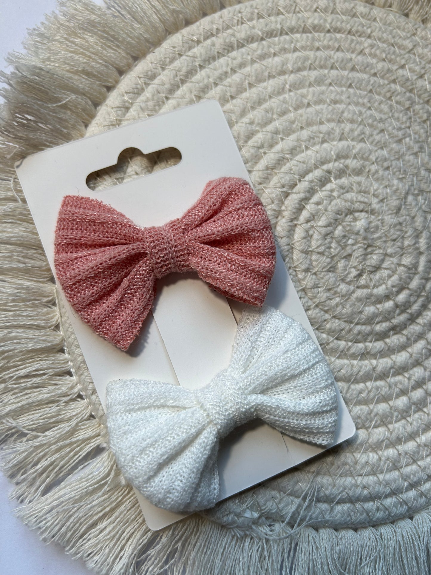 Klemmetjes Roze/Wit Knitwear
