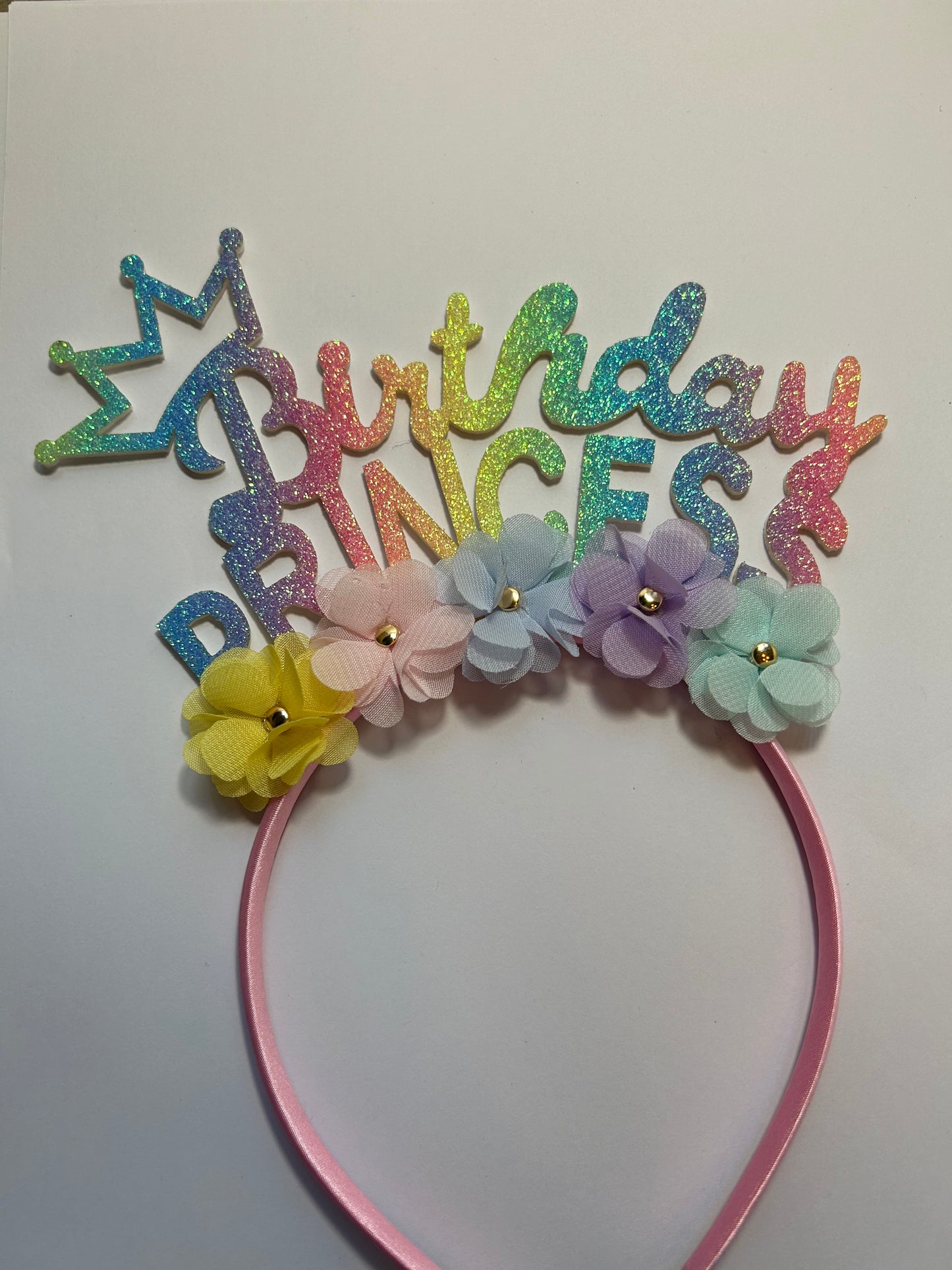 Diadeem Kleurtjes Prinses Birthday Girl