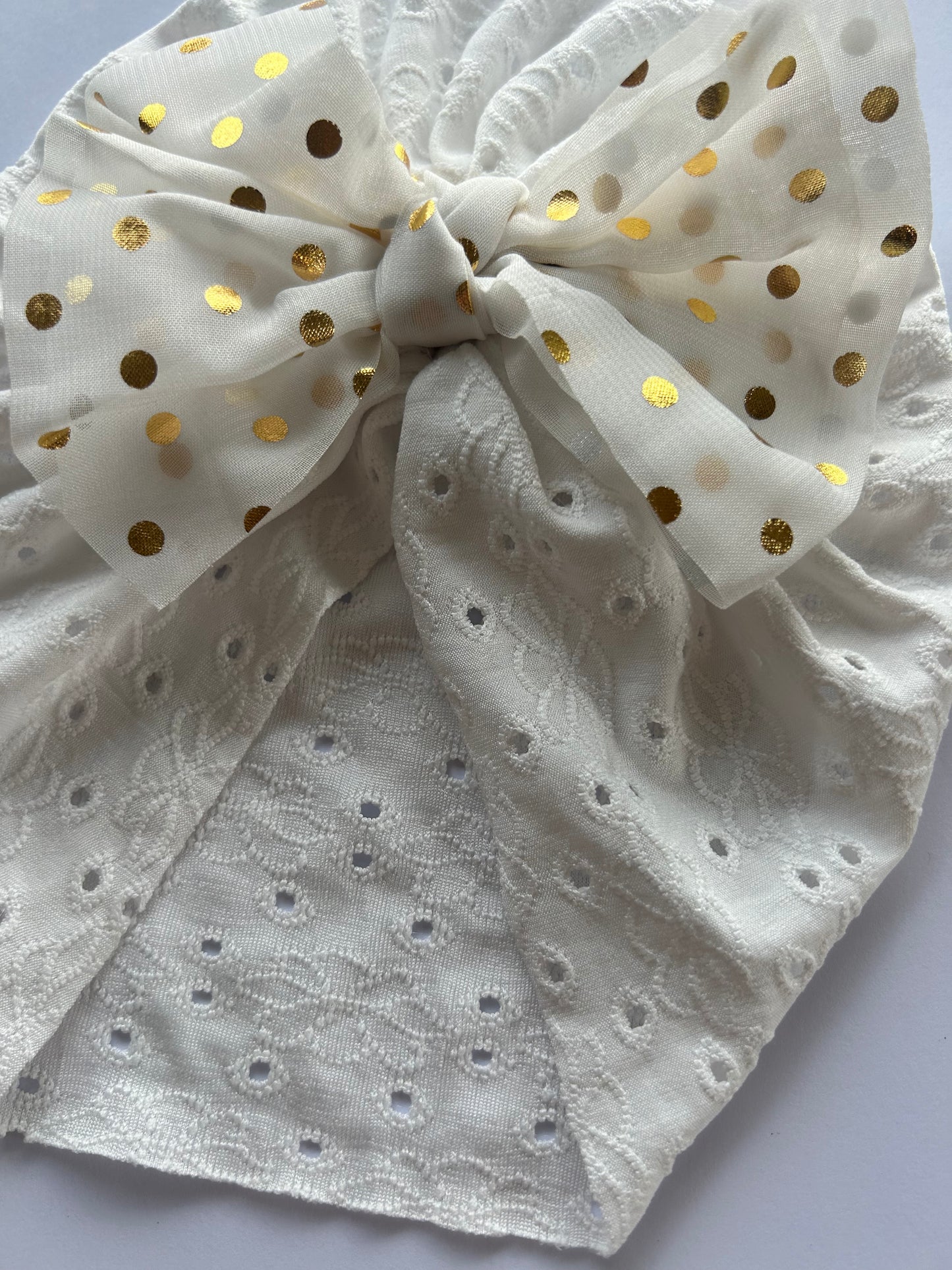 Bohemian Strik Wit Met Dots