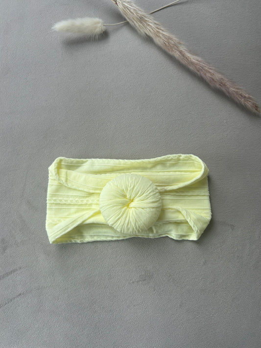 Dot bandje Zacht geel