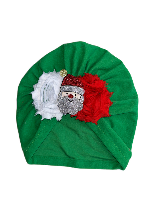 Baby muts kerstmannetje groen