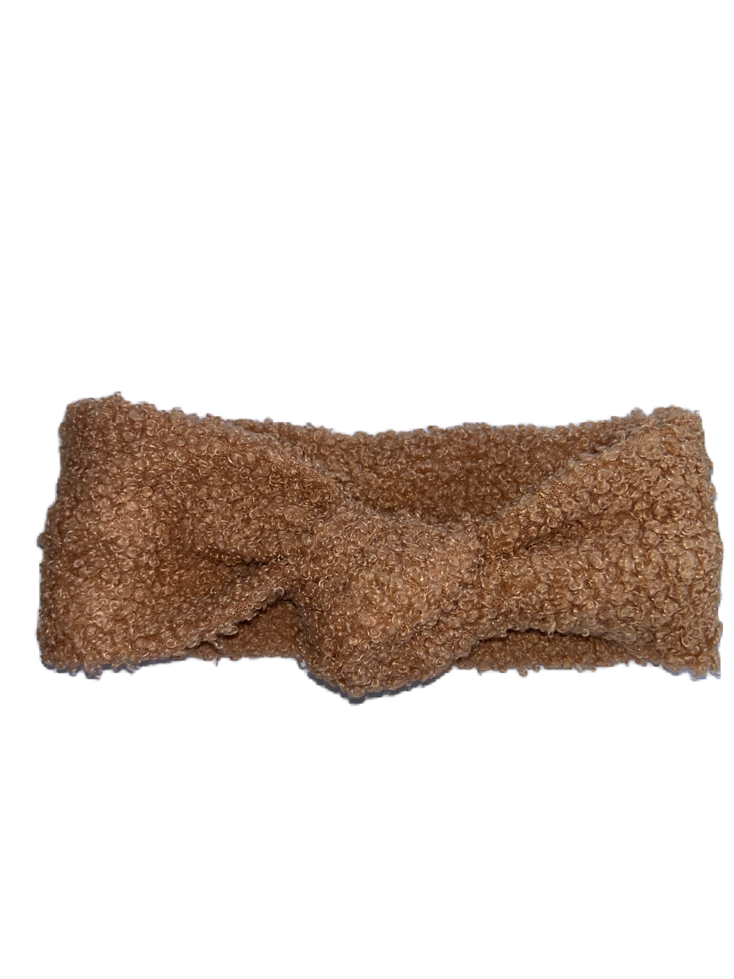 Haarband Teddystof Caramel