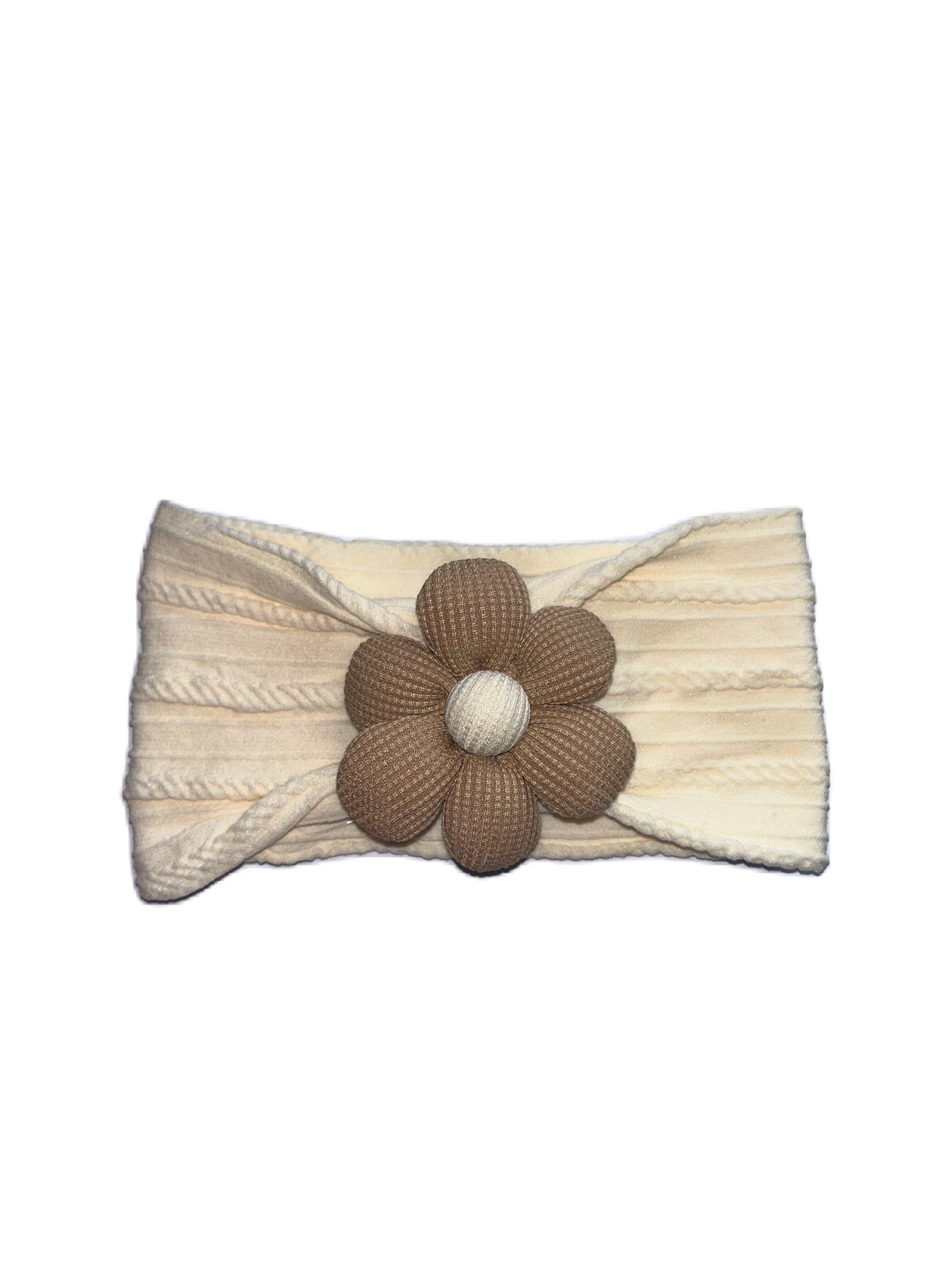 Haarband Flower Caramel