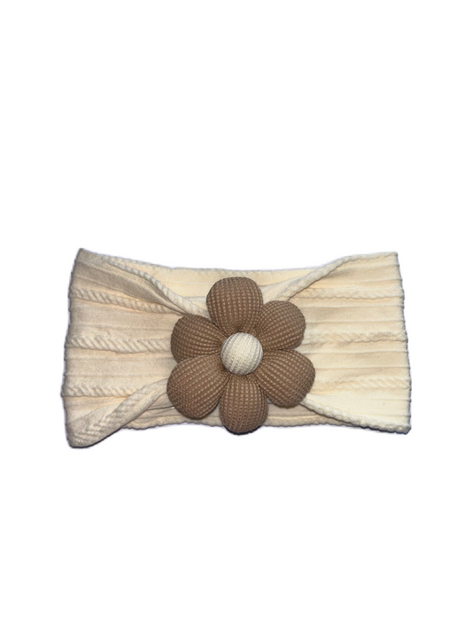 Haarband Flower Caramel