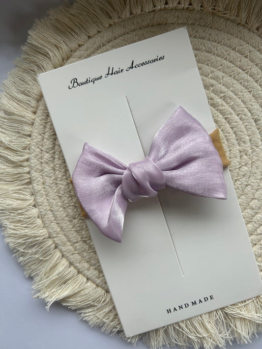 Lila Strik Bow