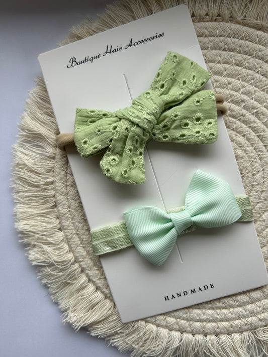 Groene Strikken Set