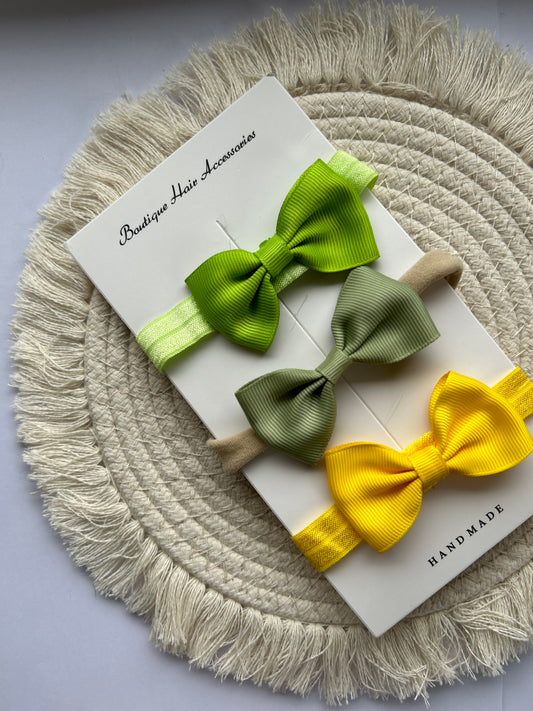 Geel Groene Baby Set
