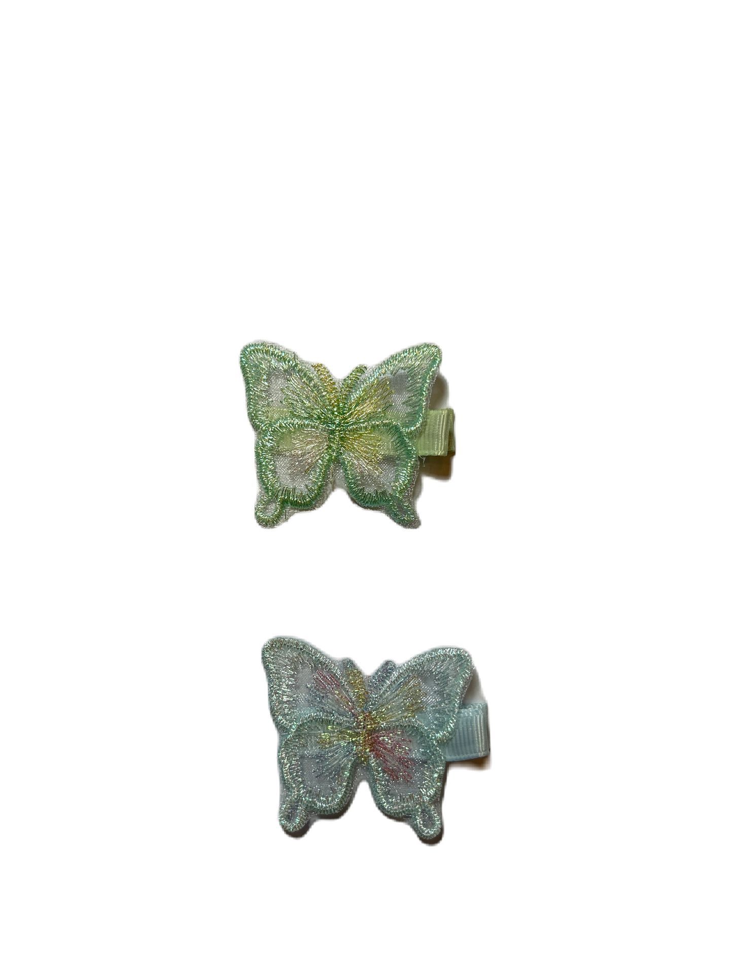 Vlinder Clips Met Glitter 1