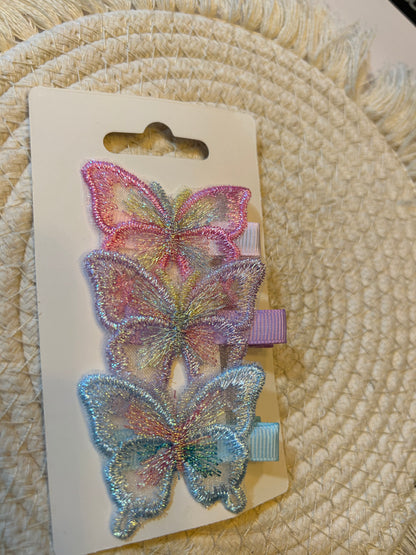Vlinder Set Glitter 2