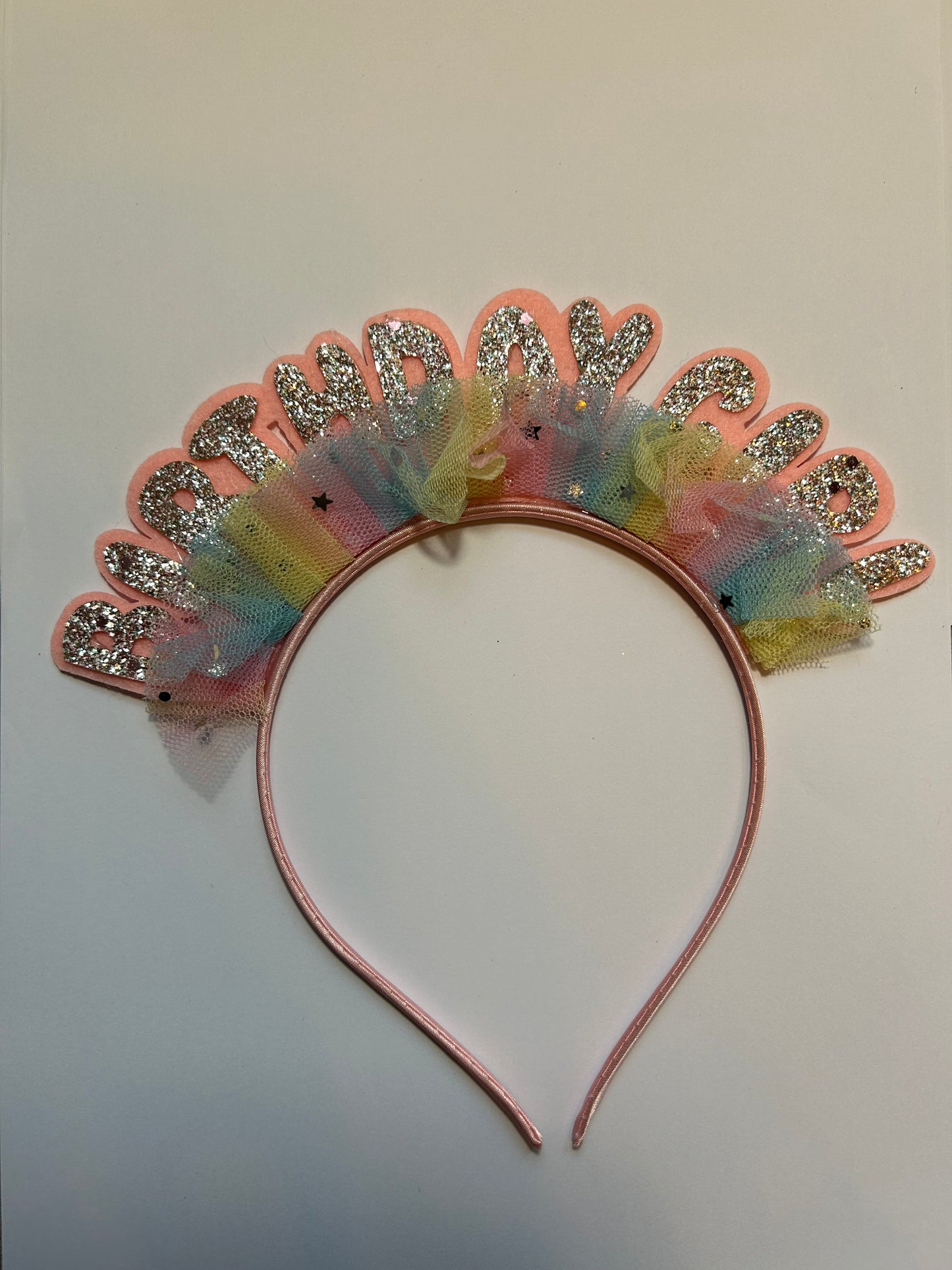 Diadeem Pink Birthday Girl