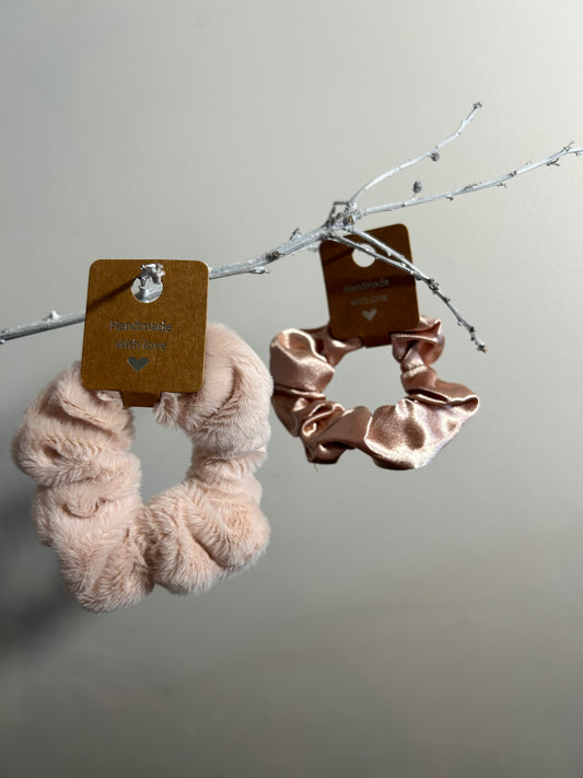 Scrunchies Elastieken Roze/Zalm