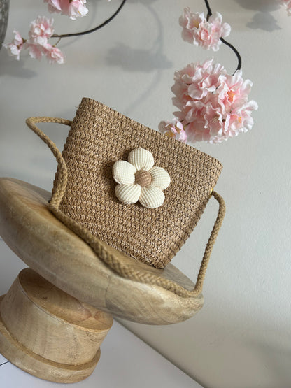 Tasje Bloem Caramel