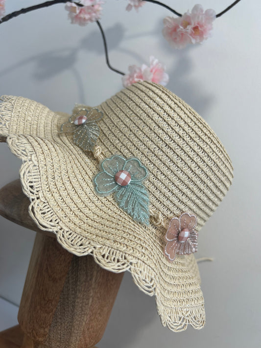 Flower Wings Nude Hoed