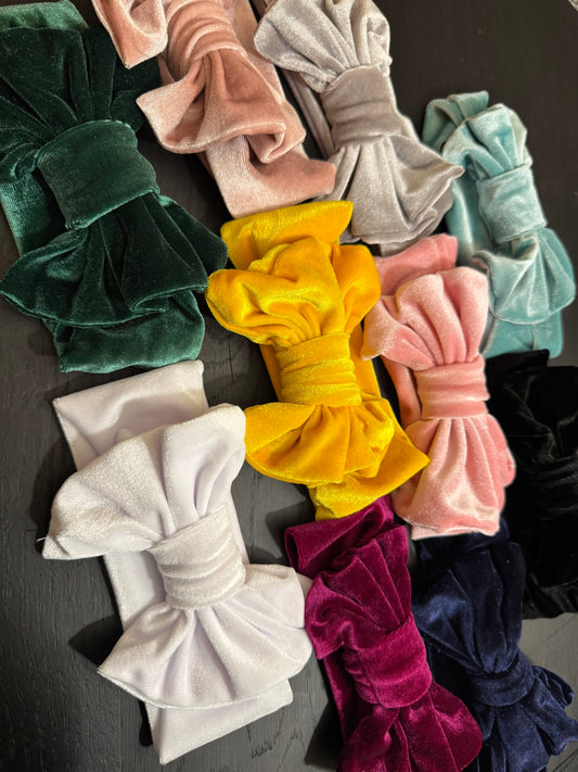 Haarband Velours Verschillende Kleuren